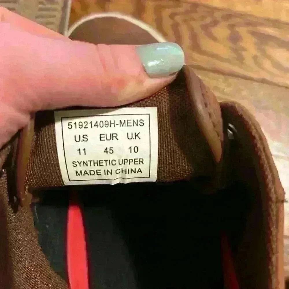 Levis Men’s Ethan Casual Sneaker Brown Size 11 - Picture 7 of 7